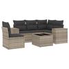 VidaXL Garden Lounge Set with Cushions 6 Pcs, Patio Sofas, Patio Furniture Set, Outdoor Furniture, Grey 3254919