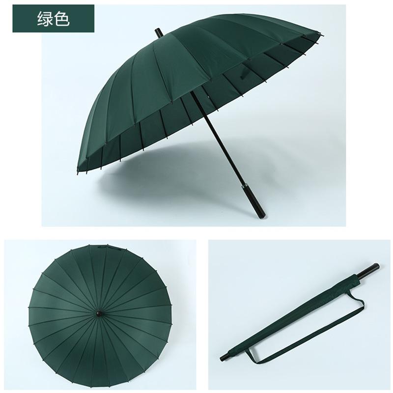 Umbrella Customized Automatic Umbrella Large Oversized Large Wholesale Straight Pole Long Handle Umbrella Weather and Rain Printed Logo