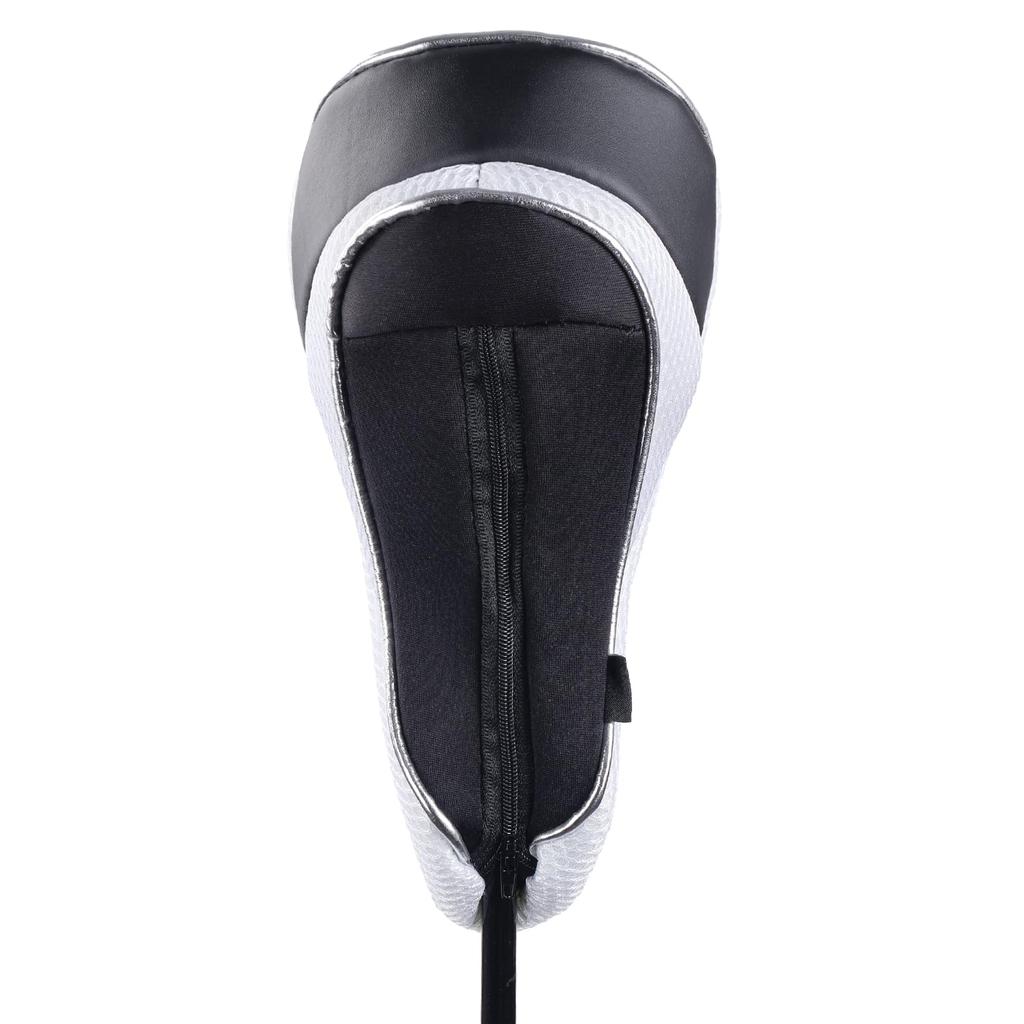 Andux Golf Reißverschluss Schläger Reißverschluss Golf Holz Driver Kopfbedeckungen mit Set Kompatibel mit 460cc Golfschlägern Kopfbedeckungen, Verschluss, Reißverschluss, 3, (MT/MG16)