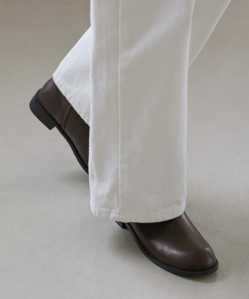 Sappun Madarin Round Ankle Boots (3Cm)