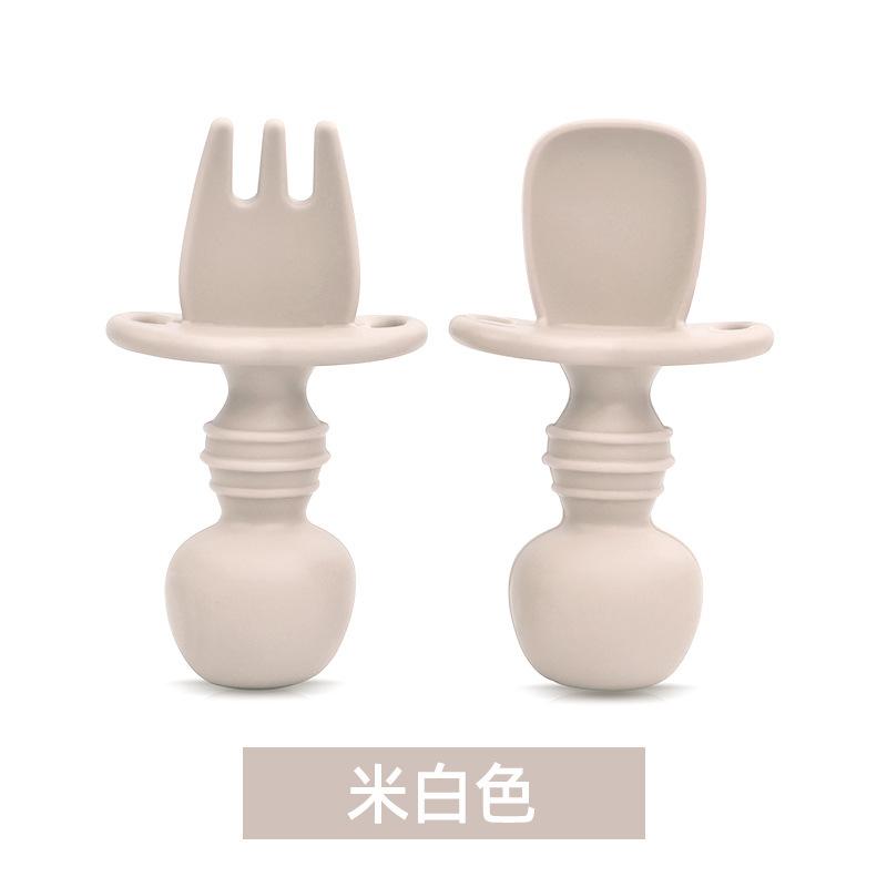 Baby Short-handled Teething Spoon for Learning To Eat