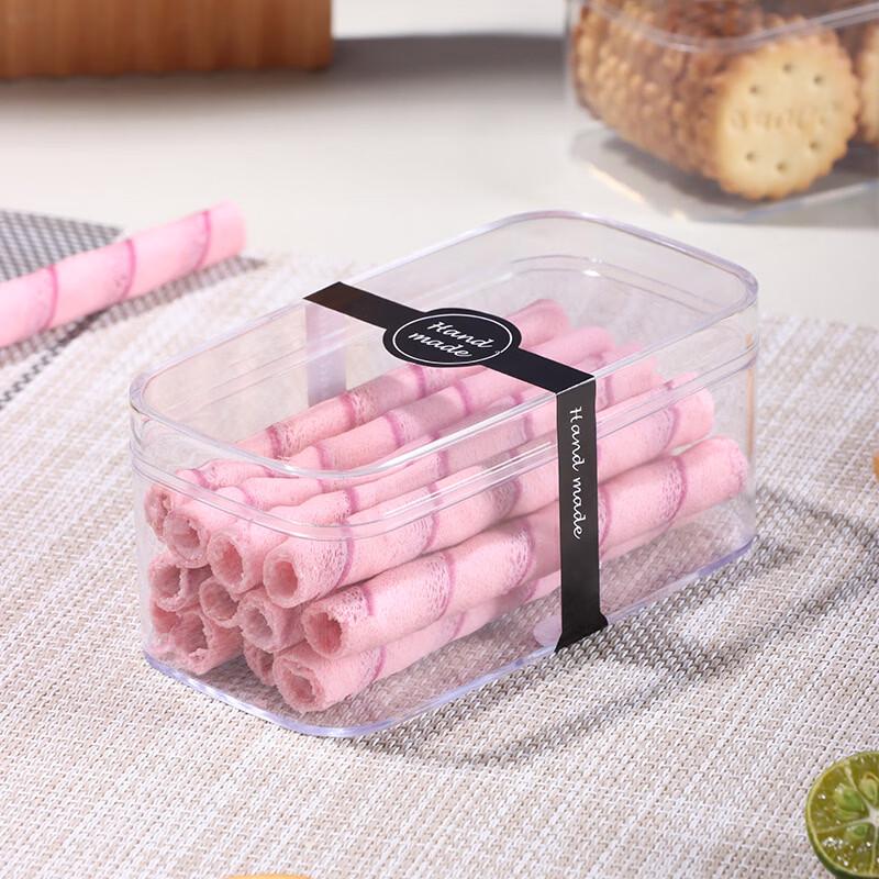 BJ 300ml Transparent Plastic Food Storage Jars (6-Pack)