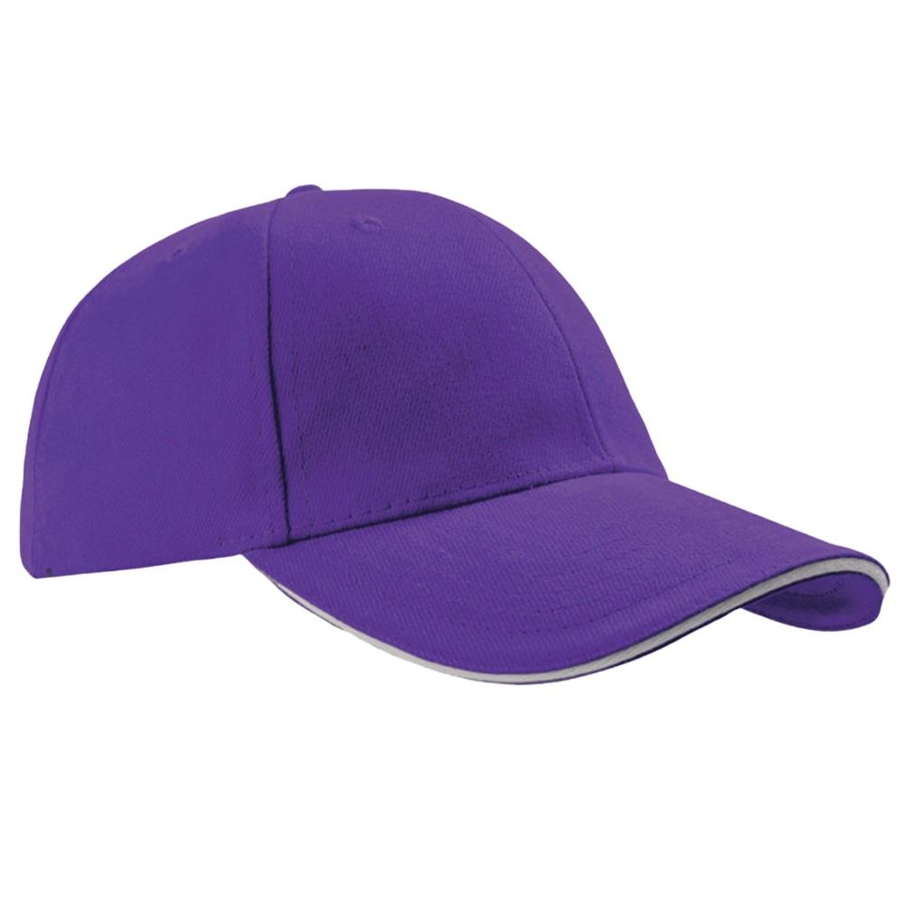 Atlantis Headwear Liberty Plain Sandwich Peak Baseball Cap