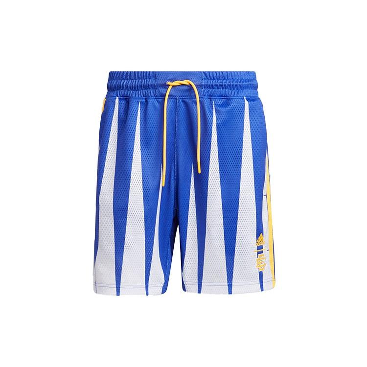 adidas x Eric Emanuel Crossover Ee Smr Short Mesh Breathable Straight Sports Basketball Shorts Blue Men s H56399 M