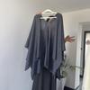 Autumn 2025 Tencel Linen Shawl Cardigan: Women's Loose Knit Cape Sweater