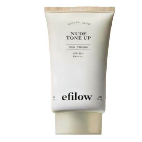 

a0558 Efilow Natural Glow Nude Tone-Up Sun Cream SPF50+ PA++++ 60ml Tone-Up Sun Cream