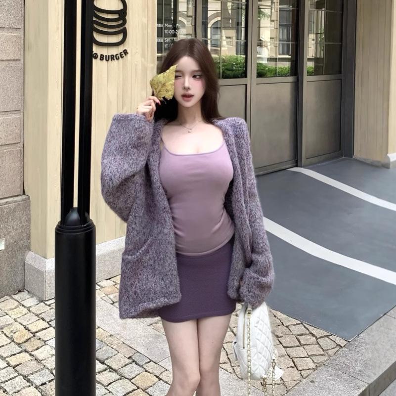 RHGD 2025 Comfy Loose Fit Soft Cardigan Sweater - Non-Scratchy