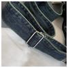 Retro Distressed Denim Crossbody Bag - New 2026 Large Capacity, Simple Casual Shoulder Bag for Women