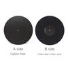 12inch Carbon Fiber Turntable Platters Mat for Record Players Mat Nonslip for Sound Playback Reduced Vibration