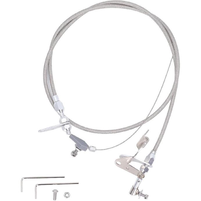 Car Kickdown Cable for for for 727 Stainless Steel 158cm Length Throttle Wire Replacement