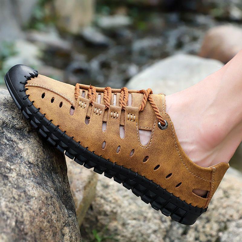 Gray Flat Mountain Male Casual Shoe Cowhide On Sale Retro Designer Size 45 Luxury Footwear Offer Pu Adults Men's Leather Shoes