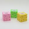 Bunny Cheese Squeeze Toy Stress Relief Rabbit Cup Cheese Fidget Toy Slow Rising Relaxation Stress Ball Simulated Cheese Sensory Toy