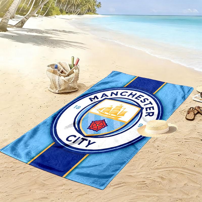 Rodri MCFC General Print Beach Towel, Large Soft Quick Dry Towel for Beach Camping Swimming