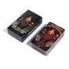 10,3 x 6 cm große Tarotkarten mit Sternen, die die Nacht erhellen. REGULAR, lebendiges Cartoon-Deck im asiatischen Stil, zarte Strichzeichnungen, 78 Stück, einzigartige Indie-Tarotkarten für Anfänger