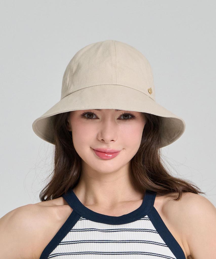Koipeu Cotton Ribbon Bonnet Hat Cf091Ht108
