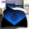 Club Brugge KV Pattern Bedding Quilt Set Home Decoration Gift (1 * Duvet Cover + 2 * Pillowcase Without Core).xwn