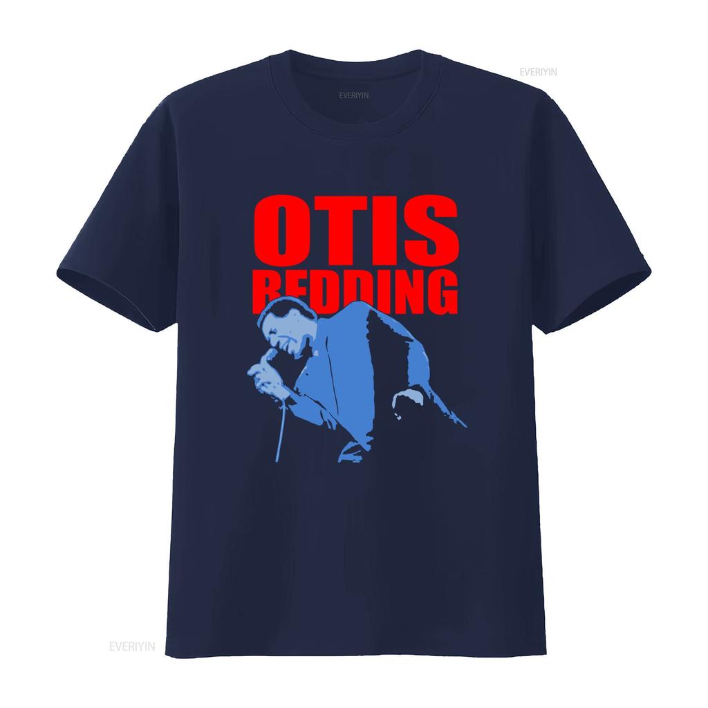 Vintage Otis Redding Soul Music Singer Print Casual T Shirt Vintage Breathable Streetwear Slightly Soft Fashion