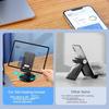 Mobile Phone Stand Adjustable Angle Height Desk Phone Dock Holder Forldable Stand Compatible with iPhone 15 14 13 Pro Smartphone