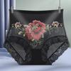 Moda Estiva Lusso Leggero Ricamato Sexy Rete Biancheria Intima Donna Taglie Forti Vita Alta Senza Cuciture Comodo Pizzo Triangolo Pantaloncini
