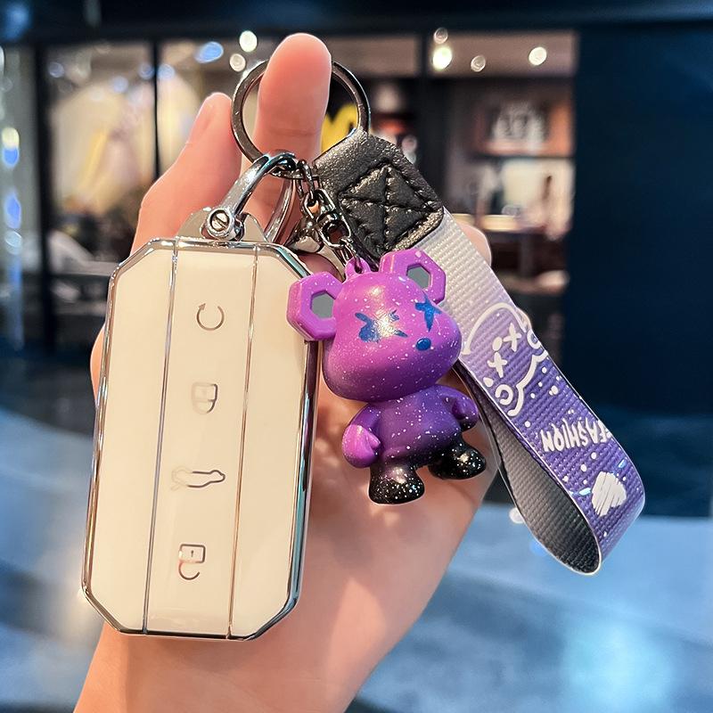 Tpu Car Key Case Cover Keychain Accessories For Chery Jaecoo J5 J7 Auto Protection Keyless Shell Bag Housing Holder