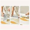 2 In 1 Ice Cube Maker Water Bottle , Touch Free Silicone Ice Trays, 12/18 Grids, Leak Proof, Easy Release for Home/Office/Trave