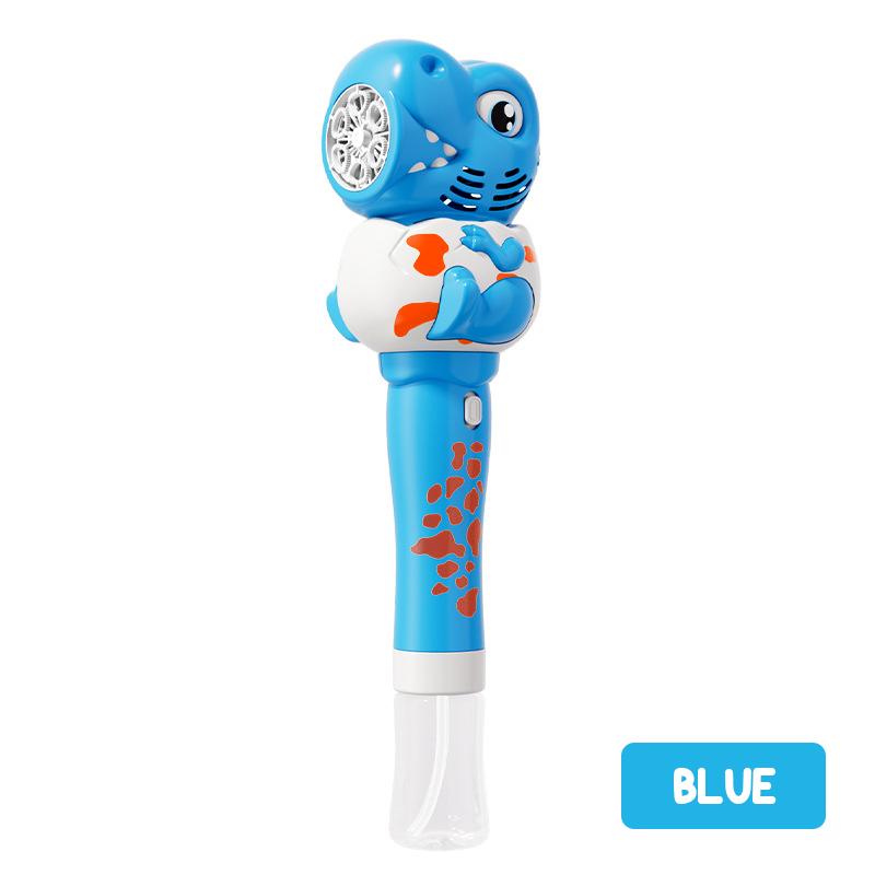 Dinosaur Handheld Bubble Machine With Led Lights Children'S Electric Bubble Gun Toys For Kids Outdoor Wedding Party Game Gifts