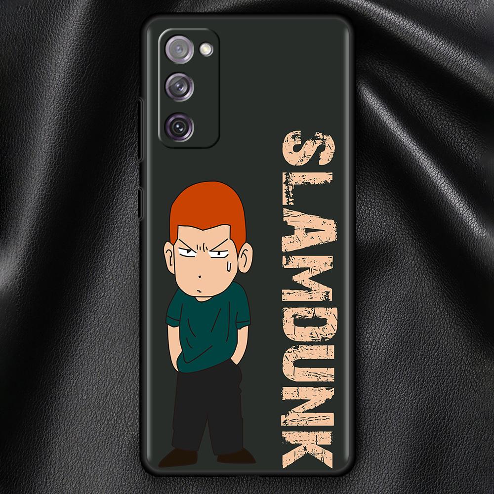 Anime SLAM DUNK Soft Black Case For Samsung Galaxy S21 Ultra S20 FE S10 Plus S10e S9 S8 S7 M51 M31 Silicone Shell Phone Cover