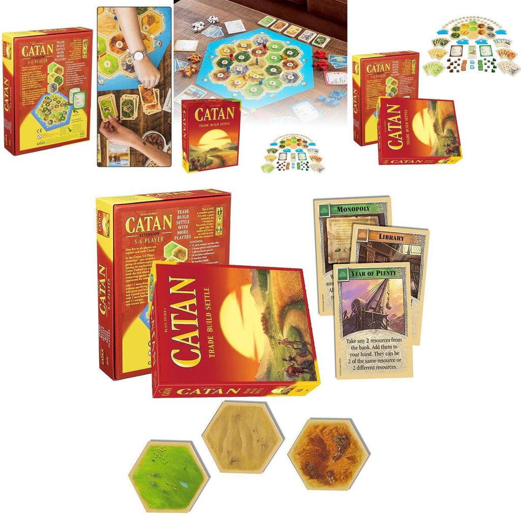 Board Game Desktop Catan Island 35 Player Expansion Table Card Family Gathering