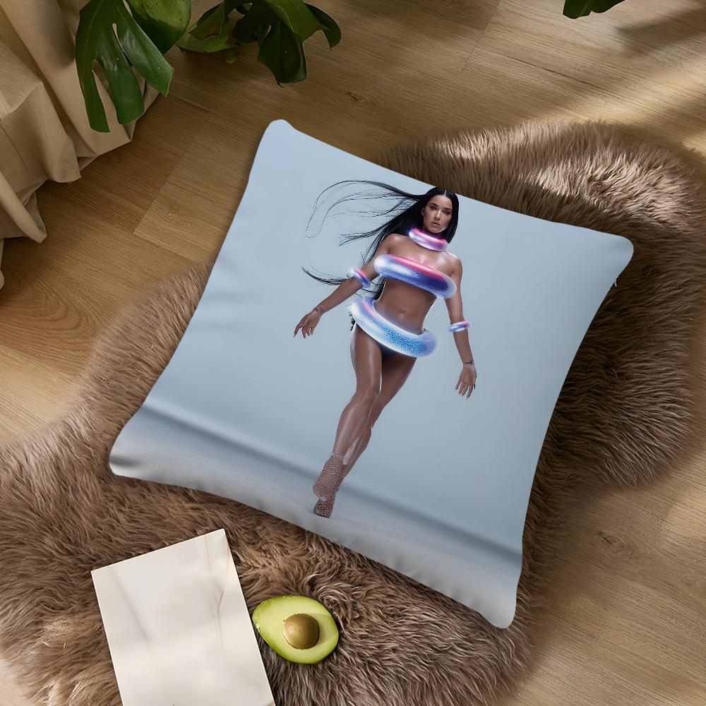 K-Katy Singer P-Perry 143 Kissenbezug Wohnzimmer Akzent Sofa Rückenstütze Quadratisch Lounge Entspannender Nickerchen Begleiter Kissenbezug