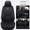 Napa Leather Full Coverage Front Car Seat Covers - All-Season and Universal Fit