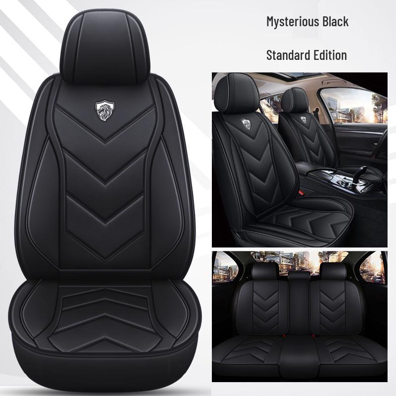 Napa Leather Full Coverage Front Car Seat Covers - All-Season and Universal Fit