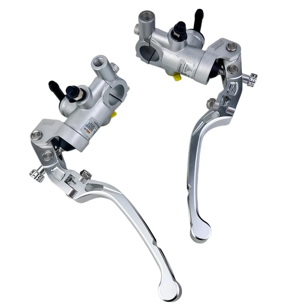 15mm Piston Motorcycle Foldable Clutch Brake Lever Anti-Drop CNC Aluminum  Adjustable Universal Modification Accessories Upgrade