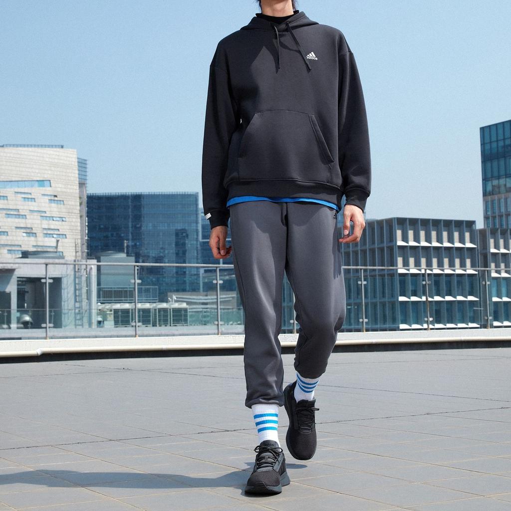 New Adidas Label Sweatshirts Men Black IB2731