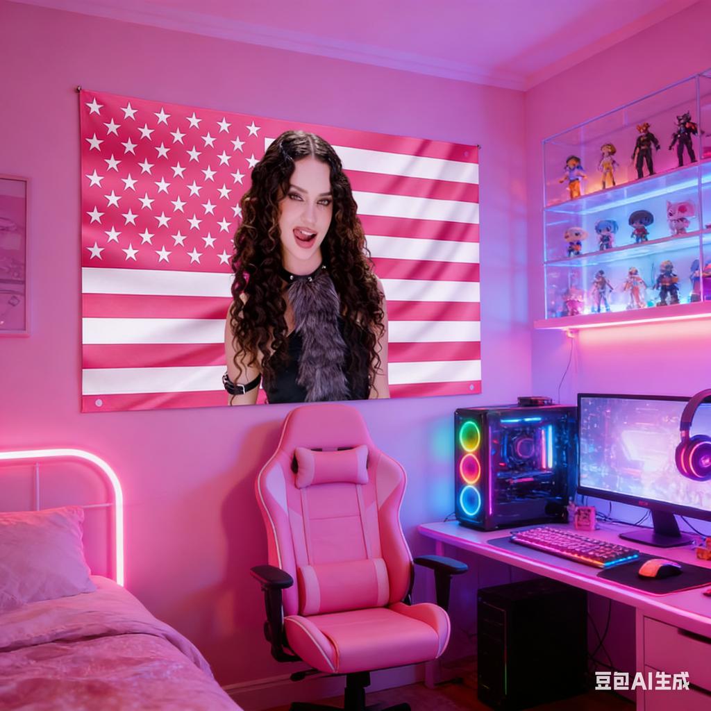1pc KATSEYE Daniela Tapestry 2D Polyester Wall Hanging for Bedroom Living Room Dorm Decor Kpop Fan Gift  Aesthetic Room Art
