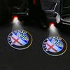 2026 Hot Sticker Car Door Wireless Welcome Light LED HD Projector Lamp  Decoration For Alfa Romeo 156 159 147 4C 8C 166 Giulia G
