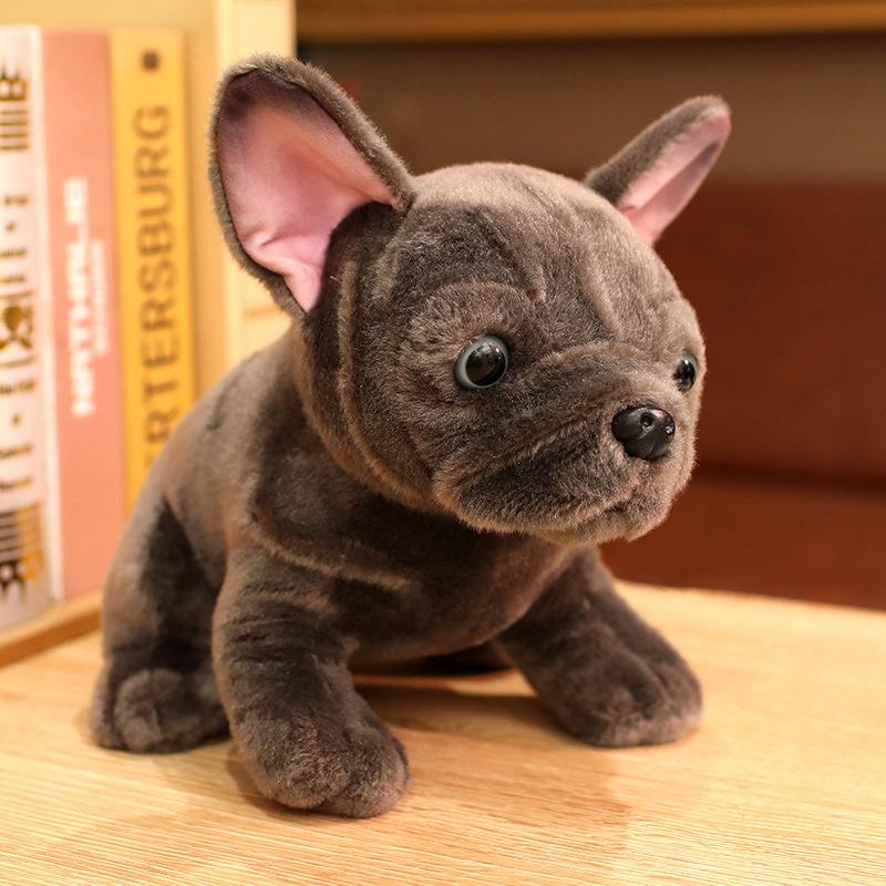 Cartoon Simulation Bulldog Doll Plush Toy French Fight Shar Pei Dog Doll Children'S Company Soothing Doll