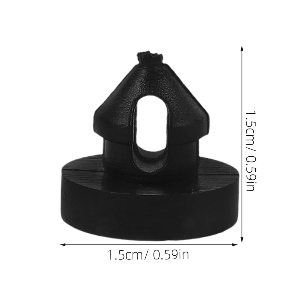 Cabilock 20 Pcs Brake Pedal Rubber Particles Brake Light Pedal Buttons Shake