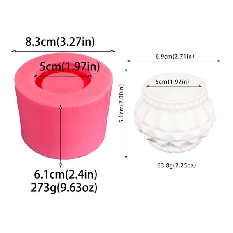 Resin Epoxy Candlestick Silicone Mold Candle Base Mould Candle Holders Casting Molds DIY Ornaments Tabletop Decoration