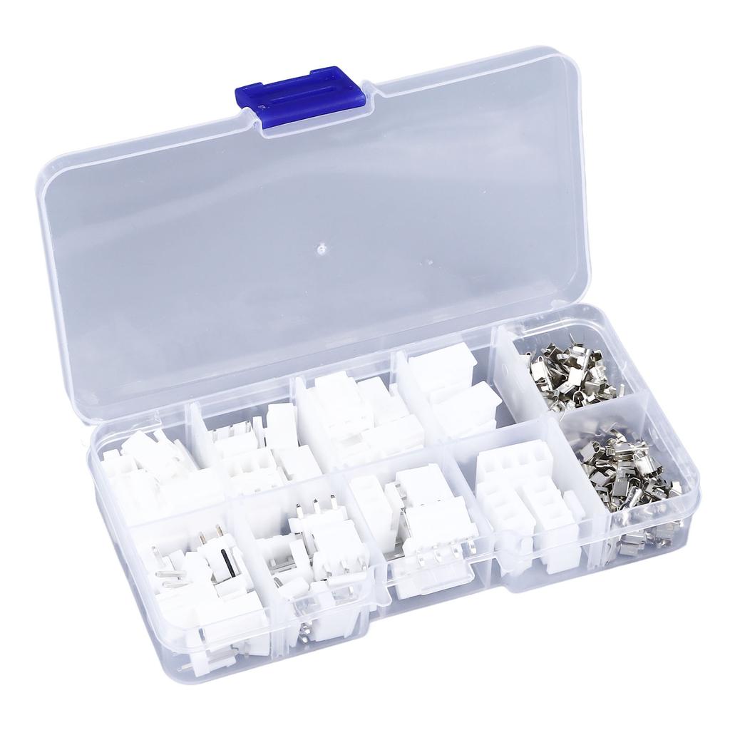 Kit conectori VH3.96 120 BUC 2P‑4P Carcasă 3.96MM Ștecher Pin Drept Soclu Bloc Terminal cu Șurub Conne