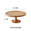 Bamboo Dessert Display Stands & Cake Trays