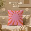 Art Abstract geometric Cushion Cover Double-Sided Printed Pillow Cover Hypoallergenic Dust-Mite Proof
