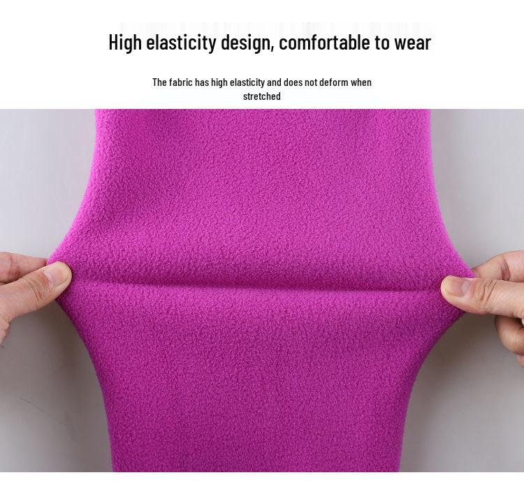 2024 Spring & Autumn Plus Size Fleece Jacket for Middle-aged & Elderly Women, Thickened Casual Cardigan for Moms