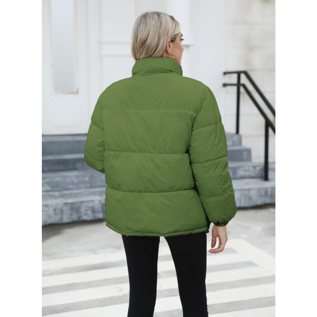 2026 Autumn Winter Plus Size Thermal Cotton Coat, Thick Warm Padded Jacket with Soft Lining, Casual Winter Outerwear for Cold Weather