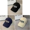 Classic Baseball Cap With Embroidered Letters For Outdoor Sun Protection