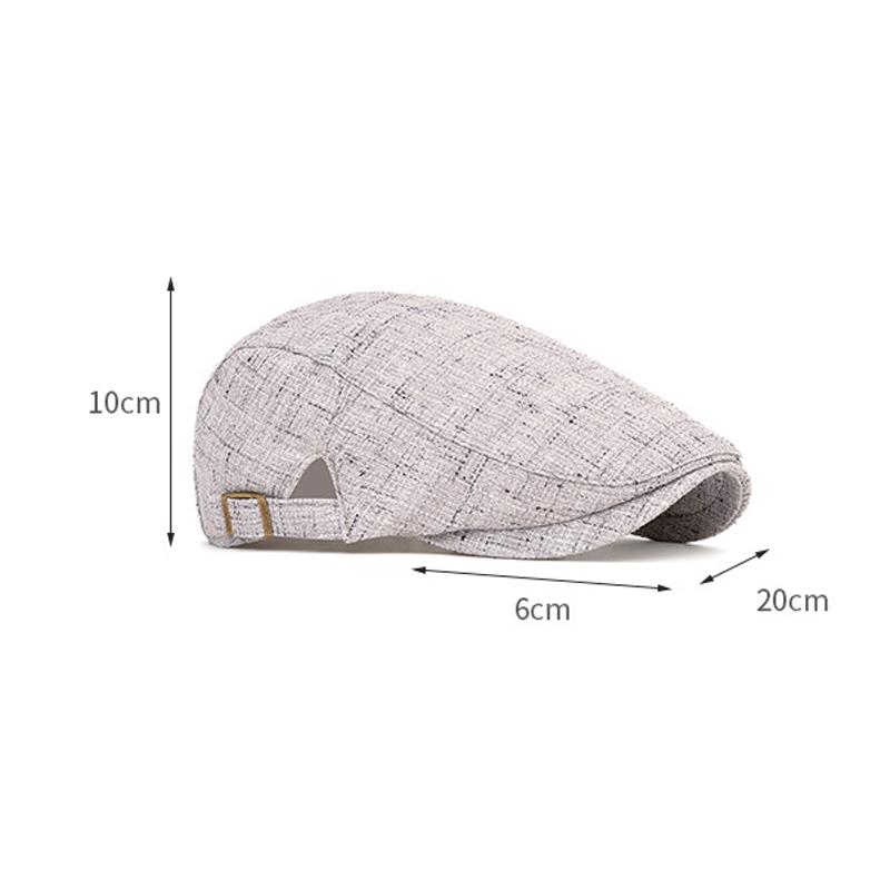 Beret Men's Spring Summer Breathable Forward Cap British Vintage Newsboy Cap
