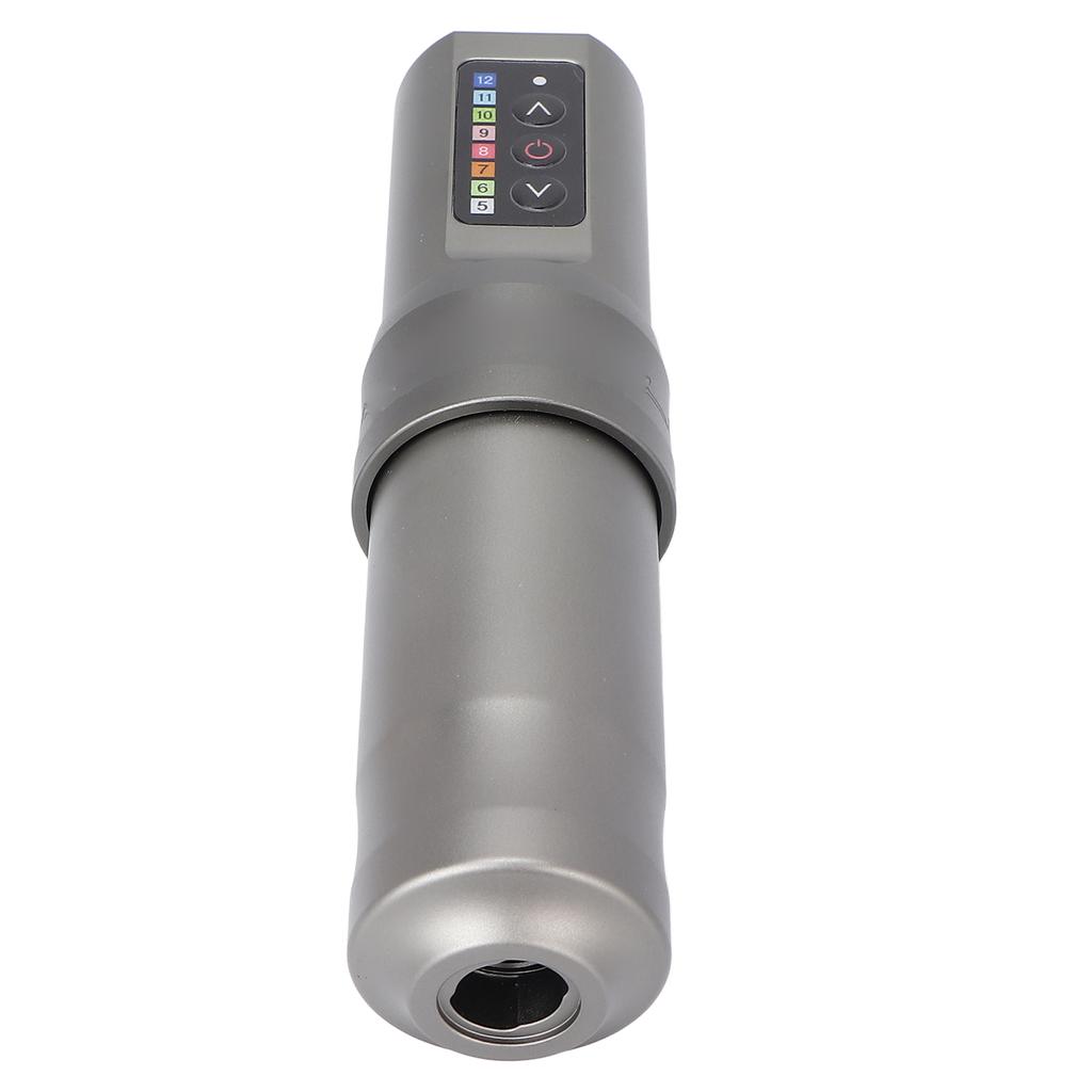 Cordless Tattoo Machine Pen Space Aluminum RCA Interface Replace Head Rotary Tattoo Machine Silver