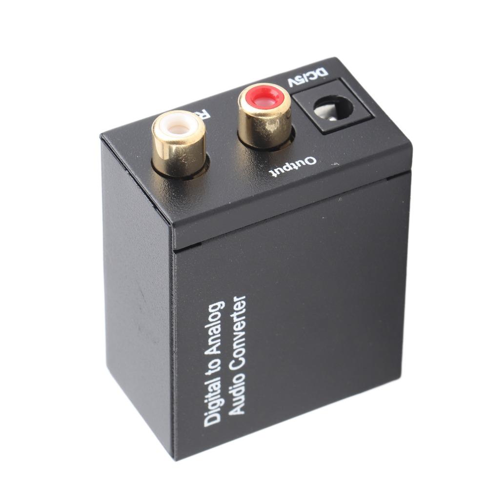 RCA Output Digital Audio Converter Coaxial /Optical Input Coaxial To Analog Converter  For Computer