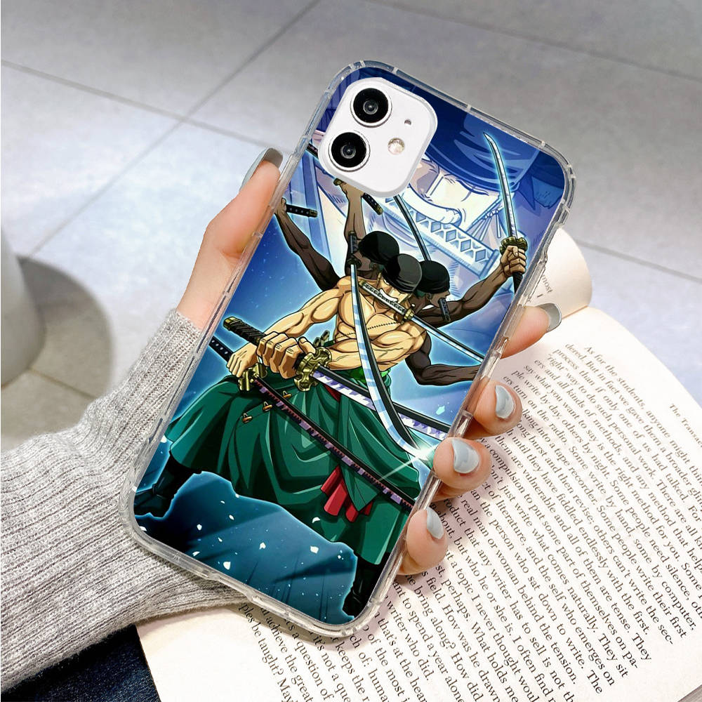 Case for Samsung A04 A14 A23 A34 A54 M23 M33 M52 M53 Realme 10 9 C30S C35 C55 VIVO Y02S Y21 Y51 X80 Pro Transparent Cover WI49 One Piece Anime