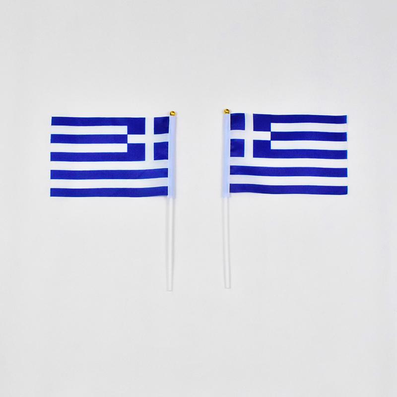Greece 10pieces of 14*21 Cm Hand-waving Flags