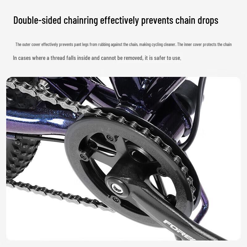 Forever K5 7-Speed Folding Bicycle